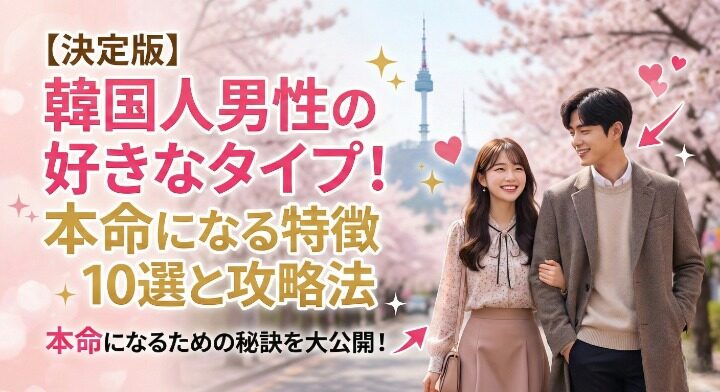 【決定版】韓国人男性の好きなタイプ！本命になる特徴10選と攻略法