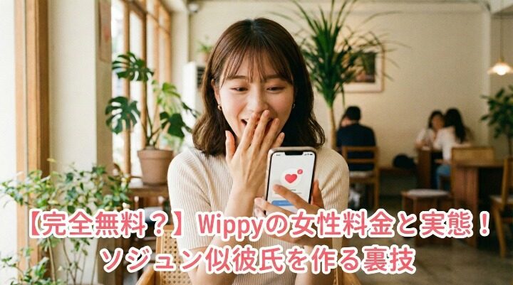 【完全無料？】Wippyの女性料金と実態！ソジュン似彼氏を作る裏技 を選択 【完全無料？】Wippyの女性料金と実態！ソジュン似彼氏を作る裏技